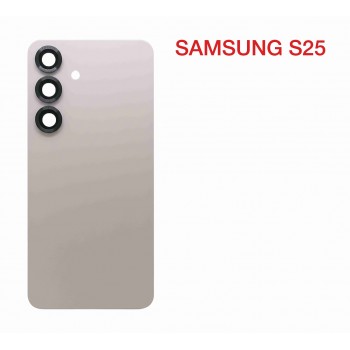 Задняя крышка (стекло) для Samsung Galaxy S25 SM-S931B в сборе розовое