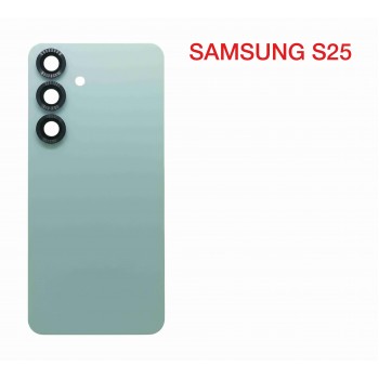 Задняя крышка (стекло) для Samsung Galaxy S25 SM-S931B в сборе зеленый