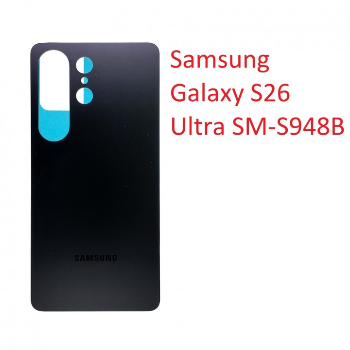 Задняя крышка (стекло) для Samsung Galaxy S26 Ultra SM-S948B черный