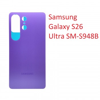 Задняя крышка (стекло) для Samsung Galaxy S26 Ultra SM-S948B лавандовый