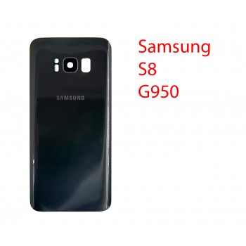 Задняя крышка для (стекло) Samsung Galaxy S8 (G950FD) в сборе черный