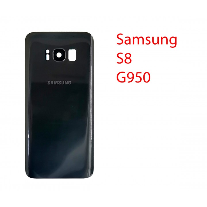 Задняя крышка для (стекло) Samsung Galaxy S8 (G950FD) в сборе черный
