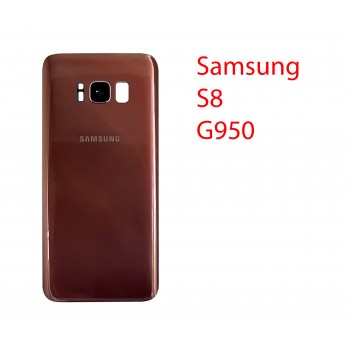 Задняя крышка для (стекло) Samsung Galaxy S8 (G950FD) в сборе розовый