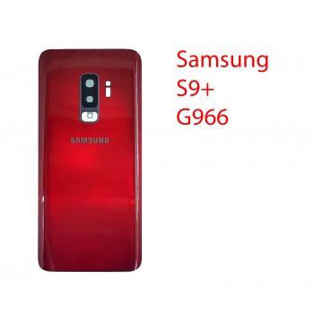 Задняя крышка для (стекло) Samsung Galaxy S9+ (G965) в сборе красный