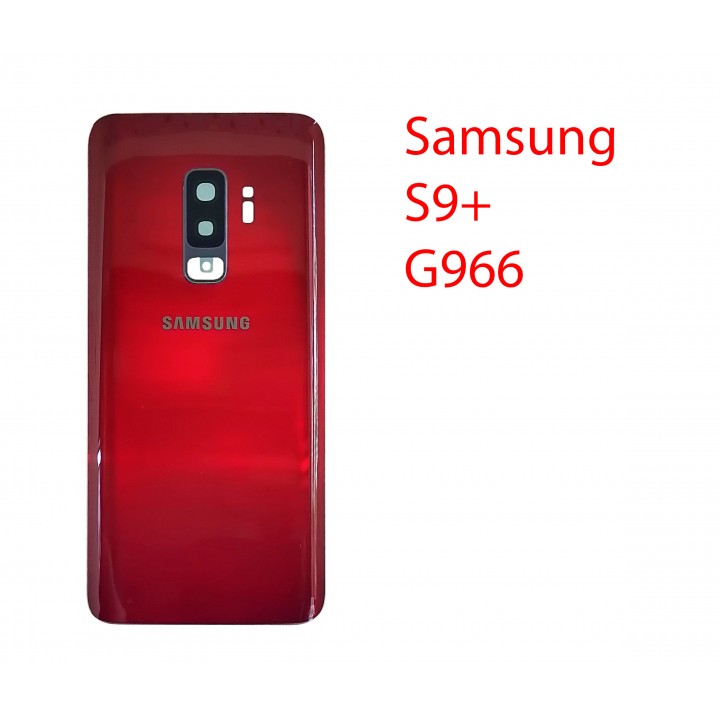 Задняя крышка для (стекло) Samsung Galaxy S9+ (G965) в сборе красный
