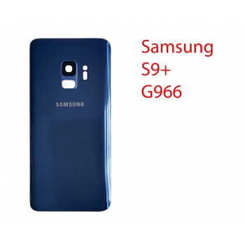 Задняя крышка для (стекло) Samsung Galaxy S9+ (G965) в сборе тёмно-синий