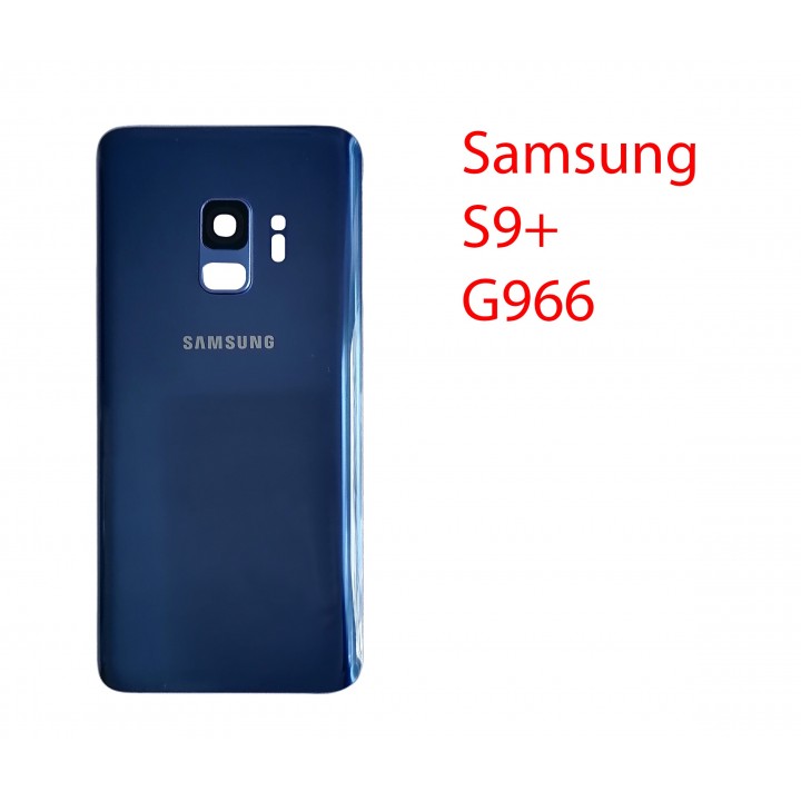 Задняя крышка для (стекло) Samsung Galaxy S9+ (G965) в сборе тёмно-синий
