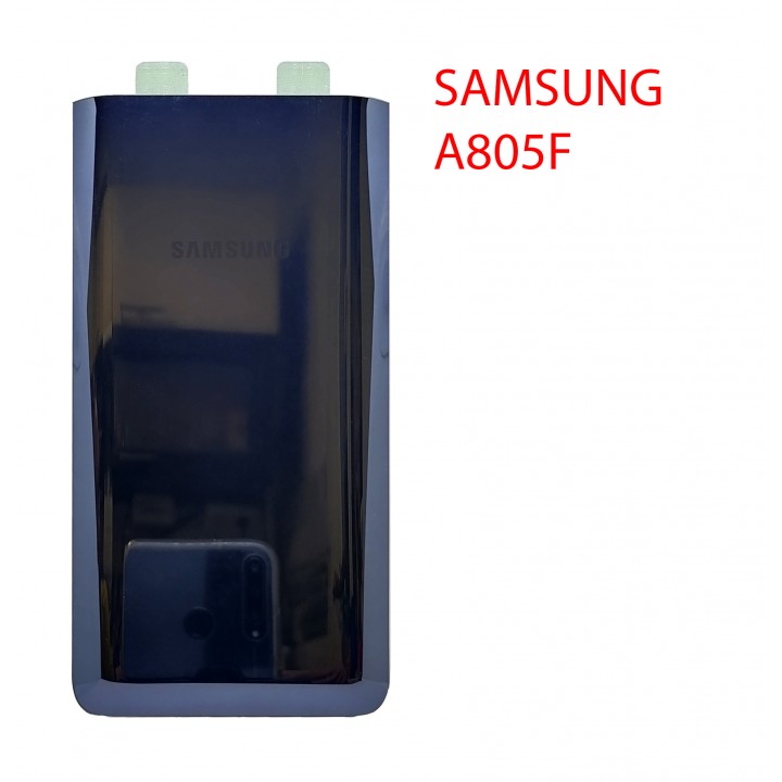 Задняя крышка (стекло) для Samsung Galaxy A80 (SM-A805F/DS) синий