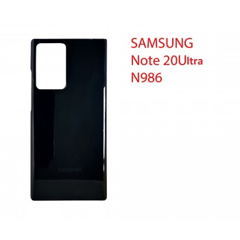 Задняя крышка (стекло) для Samsung Galaxy Note 20 Ultra 5G (N986B) черный