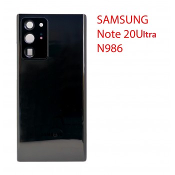 Задняя крышка (стекло) для Samsung Galaxy Note 20 Ultra 5G (N986B) в сборе черный