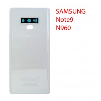 Задняя крышка (стекло) для Samsung Galaxy Note 9 (SM-N960F) в сборе белый