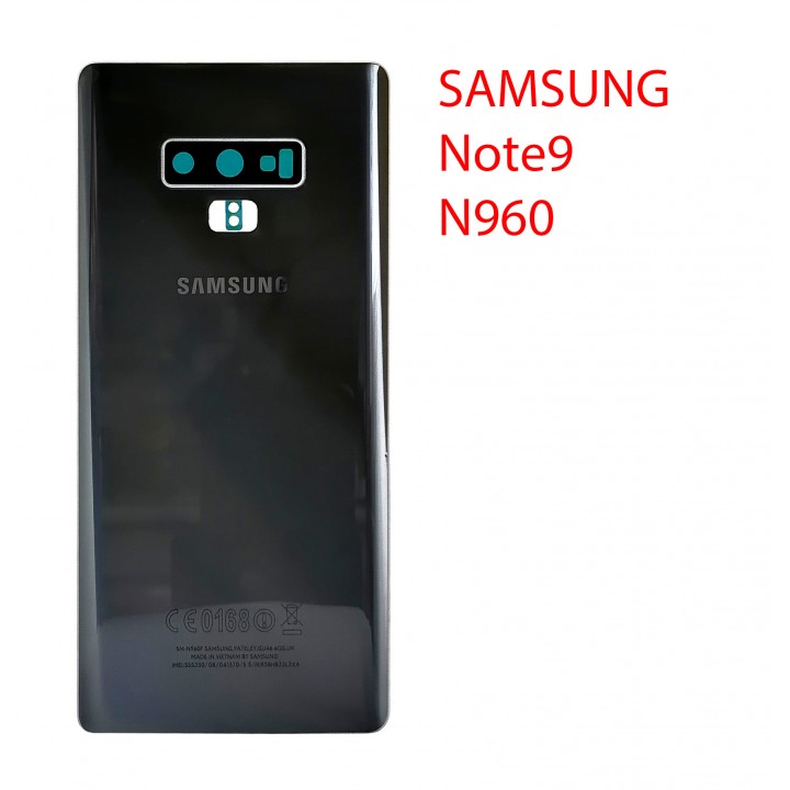 Задняя крышка (стекло) для Samsung Galaxy Note 9 (SM-N960F) в сборе черный