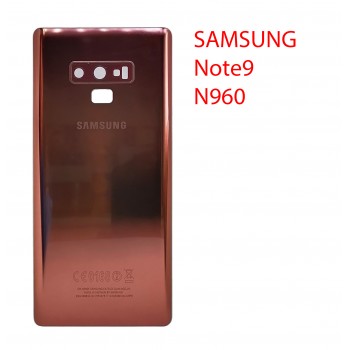 Задняя крышка (стекло) для Samsung Galaxy Note 9 (SM-N960F) в сборе медный