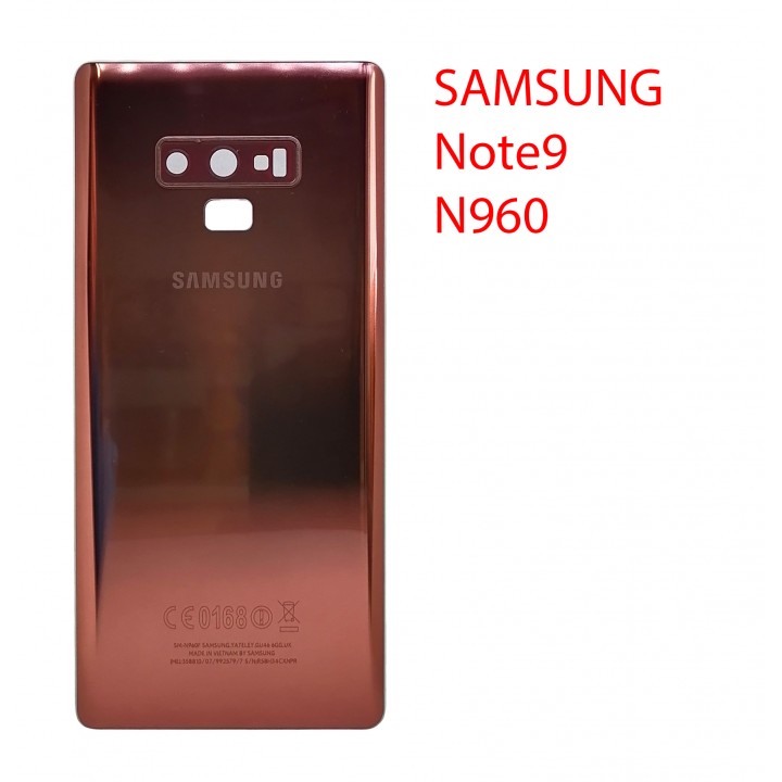 Задняя крышка (стекло) для Samsung Galaxy Note 9 (SM-N960F) в сборе медный