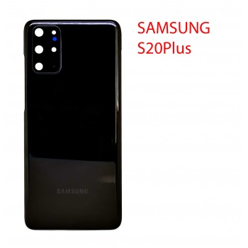 Задняя крышка (стекло) для Samsung Galaxy S20+ 5G SM-G9860 в сборе черный