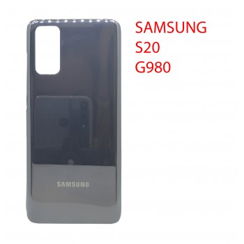 Задняя крышка (стекло) для Samsung Galaxy S20 SM-G980F (серый)