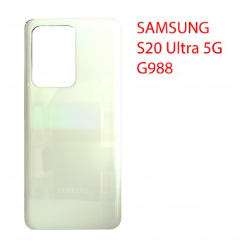 Задняя крышка (стекло) для Samsung Galaxy S20 Ultra 5G SM-G988B белый