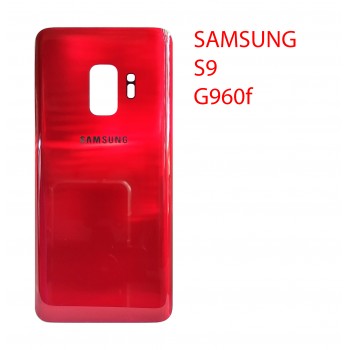 Задняя крышка (стекло) для Samsung Galaxy S9 (G960) красный