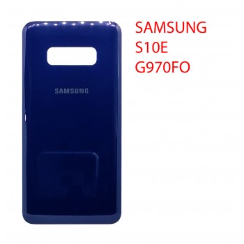 Задняя крышка для (стекло) Samsung Galaxy S10e (G970) аквамарин