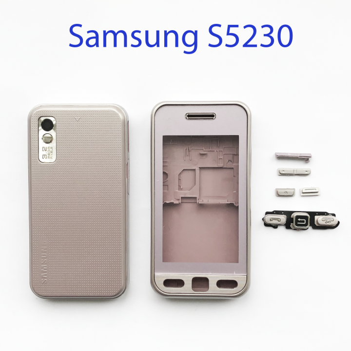 Задняя крышка в сборе для Samsung GT-S5230 серебро