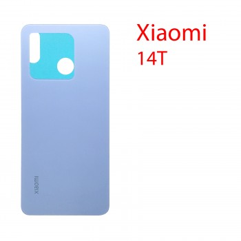 Задняя крышка (стекло) для Xiaomi 14T синий