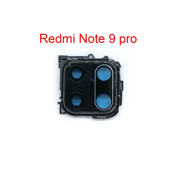 Стекло камеры в сборе для Xiaomi Redmi Note 9 pro 4G черный