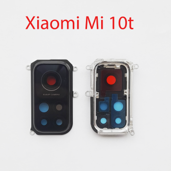 Стекло камеры в сборе для Xiaomi Mi 10T черный