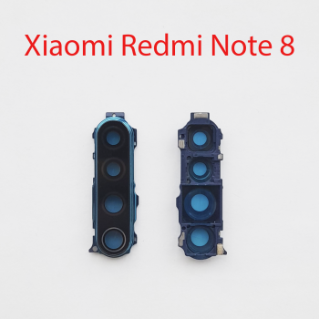 Стекло камеры в сборе для Xiaomi Redmi Note 8 синий