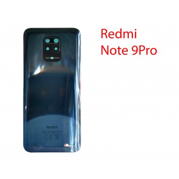 Задняя крышка (стекло) для Xiaomi Redmi Note 9 pro в сборе международная версия (зеленый)