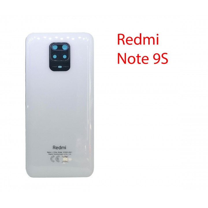 Задняя крышка (стекло) для Xiaomi Redmi Note 9S в сборе (белый) Задняя крышка (стекло) для Xiaomi Redmi Note 9S в сборе (белый)