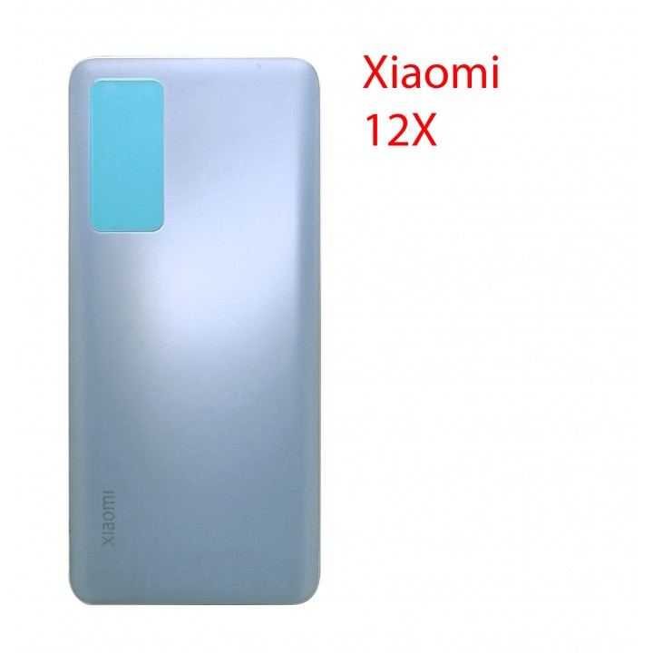 Задняя крышка (стекло) для Xiaomi 12X (синий)