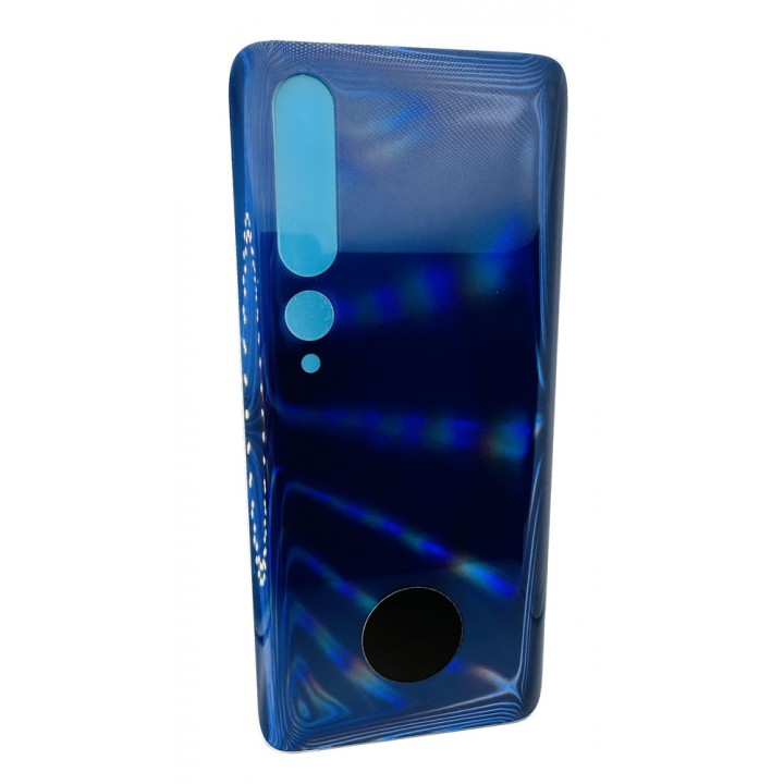 Задняя крышка (стекло) для Xiaomi Mi 10 (синий)