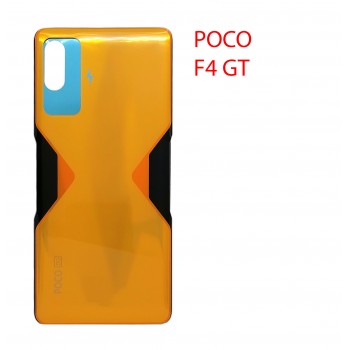 Задняя крышка (стекло) для Xiaomi Poco F4 GT (желтый)