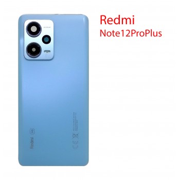 Задняя крышка (стекло) для Xiaomi Redmi Note 12 Pro plus в Сборе (голубой)