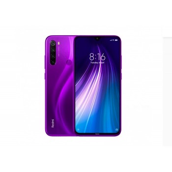 Задняя крышка (стекло) для Xiaomi Redmi Note 8 международная версия (фиолетовый)