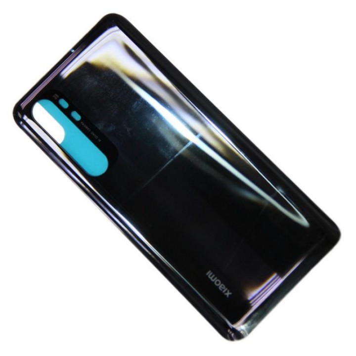 Задняя крышка (стекло) для Xiaomi Mi Note 10 Lite международная версия (черный)