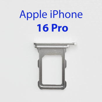 Cим-лоток (Sim-слот) Apple iPhone 16 Pro серый
