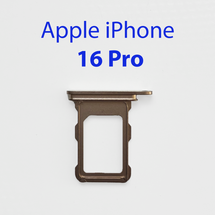 Cим-лоток (Sim-слот) Apple iPhone 16 Pro золото