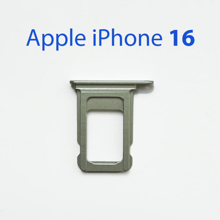 Cим-лоток (Sim-слот) Apple iPhone 16 зеленый