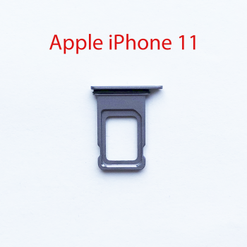 Cим-лоток (Sim-слот) Apple iPhone 11 (Фиолетовый)