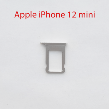 Cим-лоток (Sim-слот) Apple iPhone 12 mini (белый)