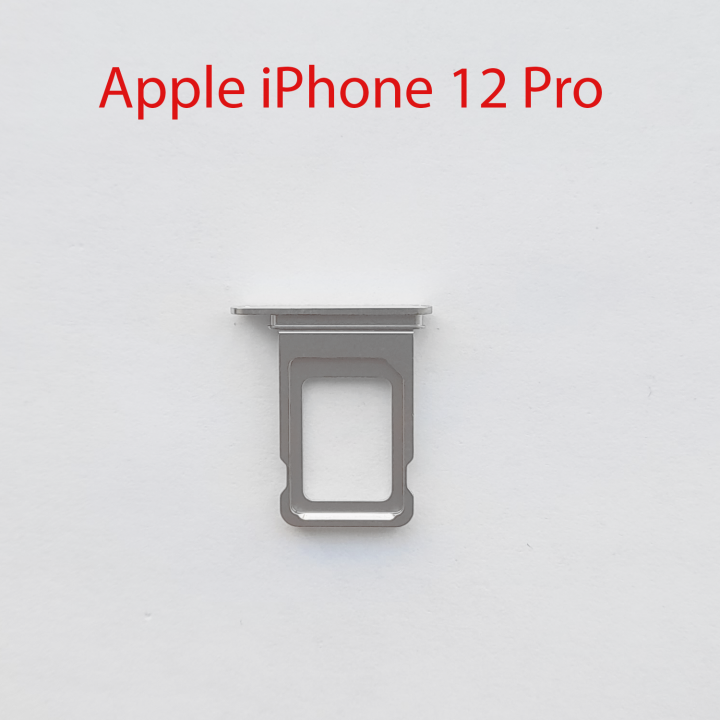 Cим-лоток (Sim-слот) Apple iPhone 12 pro, 12 pro Max (белое)