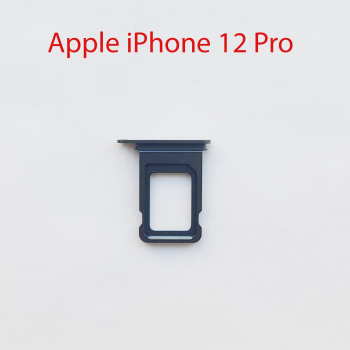 Cим-лоток (Sim-слот) Apple iPhone 12 pro, 12 pro Max (синий)