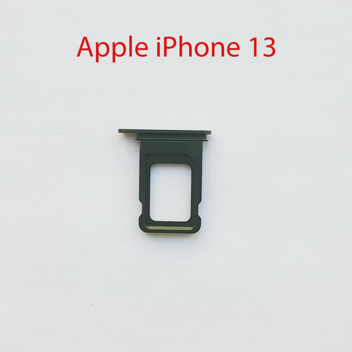 Cим-лоток (Sim-слот) Apple iPhone 13 (черный)