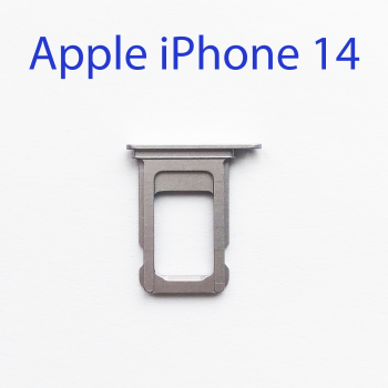 Cим-лоток (Sim-слот) Apple iPhone 14 (фиолетовый)