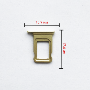 Cим-лоток (Sim-слот) Apple iPhone 15 (голубой)