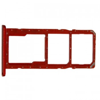 Cим-лоток (Sim-слот) Xiaomi Redmi Note 10S, 10, 10 pro красный