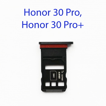Cим-лоток (Sim-слот) Honor 30 Pro EBG-AN00 черный