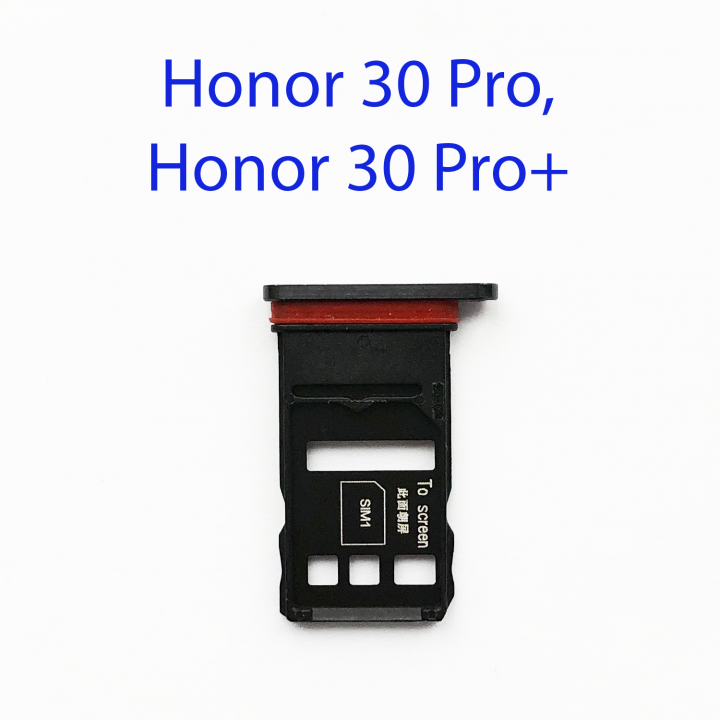 Cим-лоток (Sim-слот) Honor 30 Pro EBG-AN00 черный