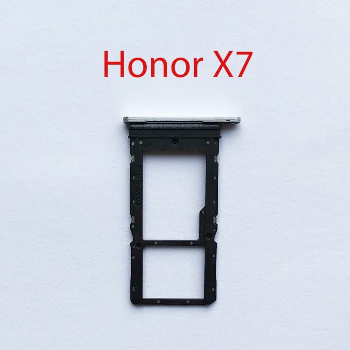 Cим-лоток (Sim-слот) HONOR X7 серебро